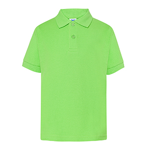 Polo bambino in cotone 210gr JHK KID PKID210 - Lime