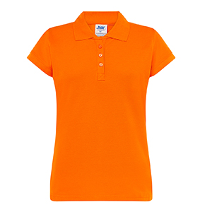 Polo personalizzate da donna in cotone 200gr JHK REGULAR POPL200 - Arancio