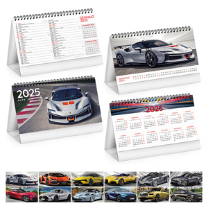 Calendario mensile da tavolo AUTO SPORTIVE PPA406 - BIANCO