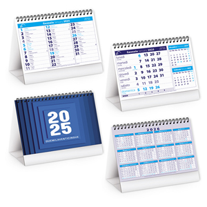 Calendario mensile da tavolo MIDI TABLE PPA700 - Blu