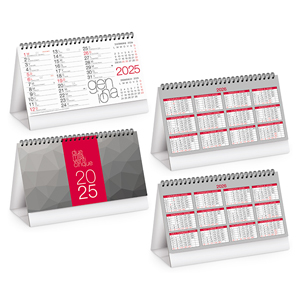 Calendario mensile da tavolo MOD TABLE PPA720 - BIANCO