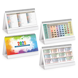 Calendario mensile da tavolo SQUARE TABLE PPA730 - Bianco