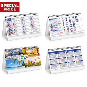 Calendario mensile da tavolo FOUR SEASONS PPA740 - Bianco
