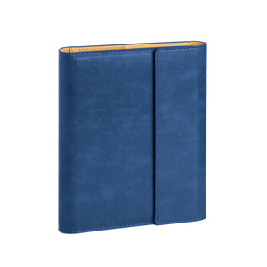 Agenda personalizzata giornaliera interno mobile, copertina con chiusura magnetica cm 17x24 S/D abbinati PPB028SDA - Blu