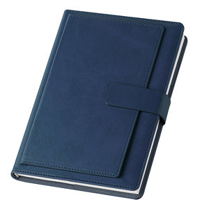 Agenda personalizzata giornaliera interno mobile, copertina con fibbia cm 15x21 S/D abbinati PPB214SDA - BLU