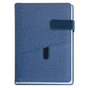 Agenda personalizzata giornaliera 324 pagine con copertina in termovirante cm 15x21 S/D abbinati PPB261 - Blu