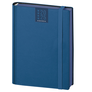 Agenda personalizzabile giornaliera 324 pagine con copertina in termovirante cm 15x21 S/D abbinati PPB280 - Blu