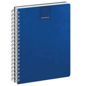 Agenda personalizzata giornaliera 336 pagine con copertina in termovirante cm 15x21 PPB375 - Blu