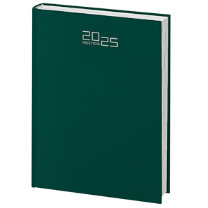 Agenda personalizzata giornaliera 320 pagine cm 12x17 S/D abbinati PPB520 - Verde