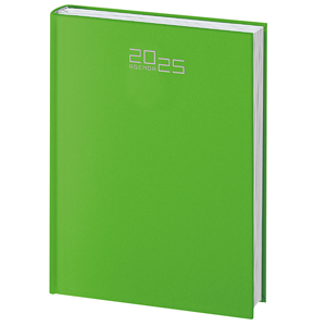 Agenda personalizzata giornaliera 320 pagine cm 12x17 S/D abbinati PPB520 - Verde lime