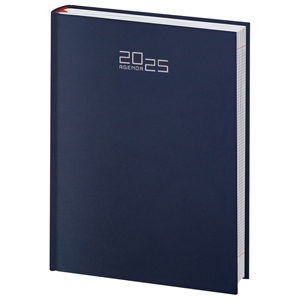 Agenda personalizzabile giornaliera fogli a quadretti 324 pagine cm 15x21 S/D abbinati PPB535 - BLU