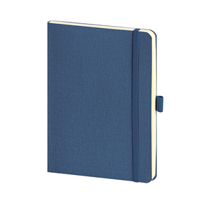 Quaderno personalizzato con portapenna in formato A5 NOTES THERMO PPB581 - Blu