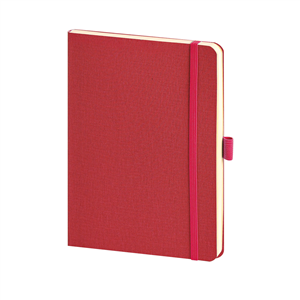 Quaderno personalizzato con portapenna in formato A5 NOTES THERMO PPB581 - Rosso