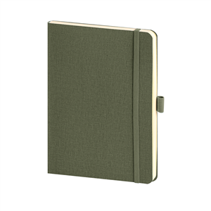 Quaderno personalizzato con portapenna in formato A5 NOTES THERMO PPB581 - Verde