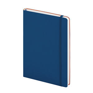 Quaderno personalizzato flessibile con elastico in formato A5 FLEX NOTE PPB582 - Blu