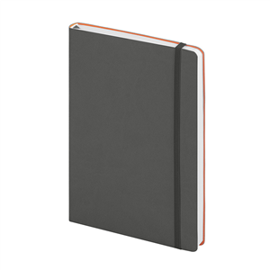 Quaderno personalizzato flessibile con elastico in formato A5 FLEX NOTE PPB582 - Nero