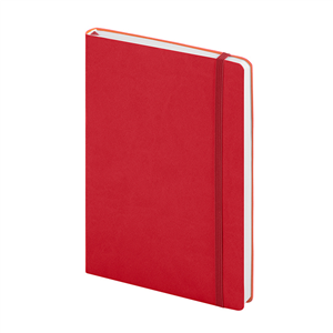 Quaderno personalizzato flessibile con elastico in formato A5 FLEX NOTE PPB582 - Rosso