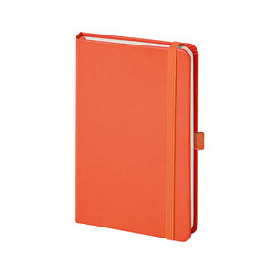 Quaderno personalizzato con portapenna e copertina con elastico in formato A5 NOTES PEN PPB613 - Arancio