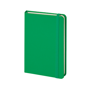 Quaderno pubblicitario con elastico in formato A6 NOTES COLOR PPB614 - Verde