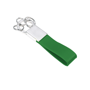 Portachiavi in metallo con 4 mini anelli LORIS PPE012 - Verde