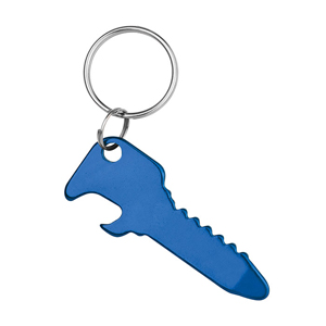 Gadget portachiavi apribottiglie KEY OPENER PPE138 - Blu