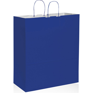 Busta in carta 90 gr colorata personalizzabile cm 45x48x20 PPG032 - Blu