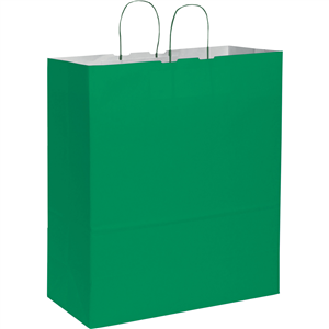 Busta in carta 90 gr colorata personalizzabile cm 45x48x20 PPG032 - Verde
