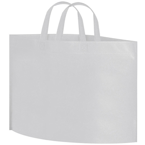 Borsa spesa personalizzata cm 50x40x15 in rpet ECOBAG 3 PPG133 - Bianco