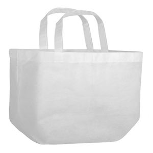 Borsa tnt personalizzata cm 31x32x20 DIVINE PPG151 - Bianco