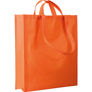 Shopper personalizzata in tnt cm 40x50x10 DOUBLE PPG152 - Arancio