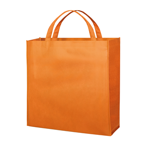 Shopper personalizzata in tnt cm 45x45x14 MADISON PPG154 - Arancio