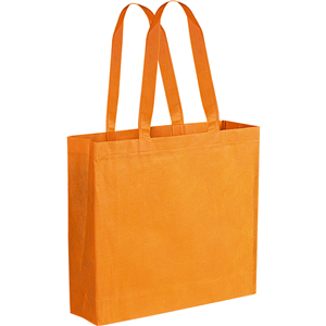 Shopper personalizzata in tnt cm 38x34x10 STELLA PPG166 - Arancio