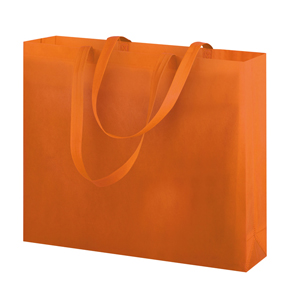 Borsa tnt personalizzata cm 38x34x12 DAFNE BIG PPG174 - Arancio