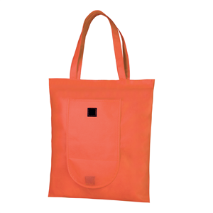 Shopper richiudibile con velcro DAFNE PPG175 - Arancio