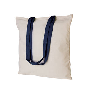 Shopping bag personalizzatain cotone 220gr cm 38x42 QUEENIE PPG187 - Blu