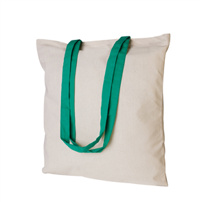 Shopping bag personalizzatain cotone 220gr cm 38x42 QUEENIE PPG187 - Verde