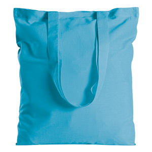 Shopper personalizzata in cotone 220gr cm 38x42 CECILY PPG188 - Azzurro