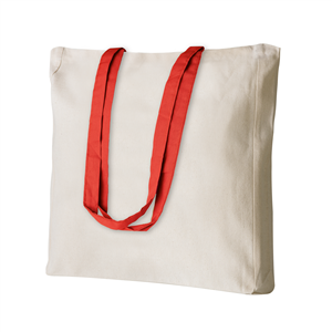 Shopper bag pubblicitaria in cotone 220gr cm 38x42x8 SHELLEY PPG194 - Rosso