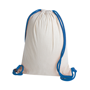 String bag personalizzata in cotone HELLAS PPG197 - Royal