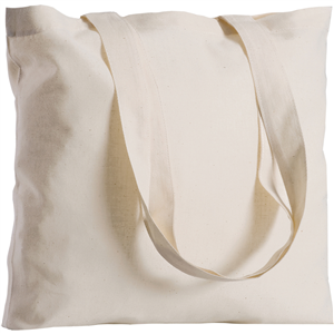 Shopping bag personalizzata grande in cotone 130gr cm 42x42 KANSAS PPG213 - Avana