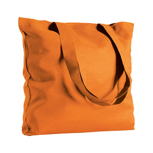 Shopper personalizzata maxi in cotone 130gr cm 42x42 GEORGIA PPG214 - Arancio