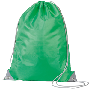 Zainetto a sacca personalizzato in poliestere PLAY PPG280 - Verde