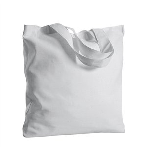 Shopper bag personalizzata in cotone 130gr cm 38x42 GRACE PPG406 - Bianco