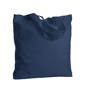 Shopper bag personalizzata in cotone 130gr cm 38x42 GRACE PPG406 - Blu