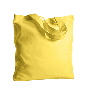 Shopper bag personalizzata in cotone 130gr cm 38x42 GRACE PPG406 - Giallo