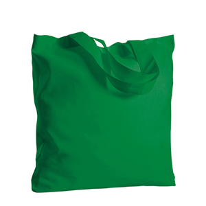 Shopper bag personalizzata in cotone 130gr cm 38x42 GRACE PPG406 - Verde
