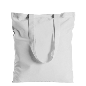 Shopper personalizzata in cotone 180gr cm 38x42 CHARLES PPG421 - Bianco