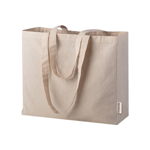 Shopper personalizzata in cotone canvas 200 gr cm 40x35x12 REBECCA PPG450 - Ecru