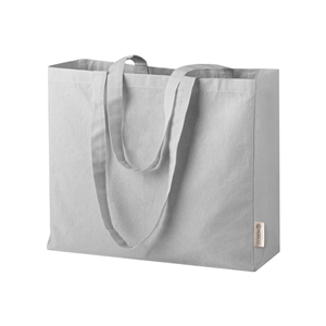 Shopper personalizzata in cotone canvas 200 gr cm 40x35x12 CLOE PPG451 - Bianco