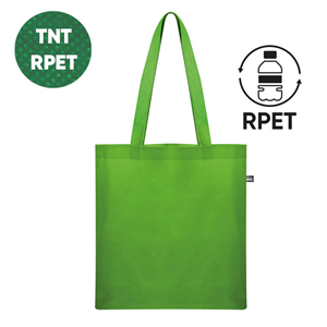 Shopper ecologica in tnt rpet cm 38x42 MAREA PPG463 - Verde lime